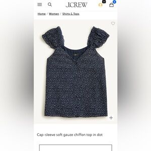 Cap sleeve blouse